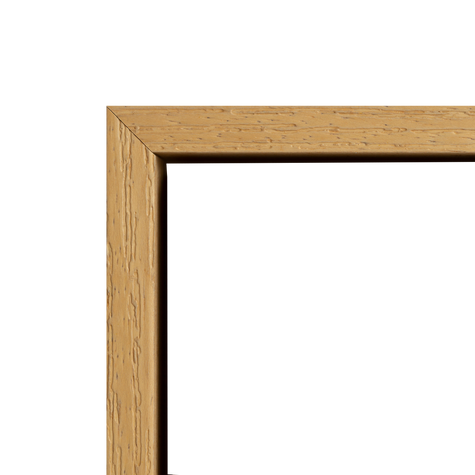 Schattenfugen Rahmen Eiche Panorama