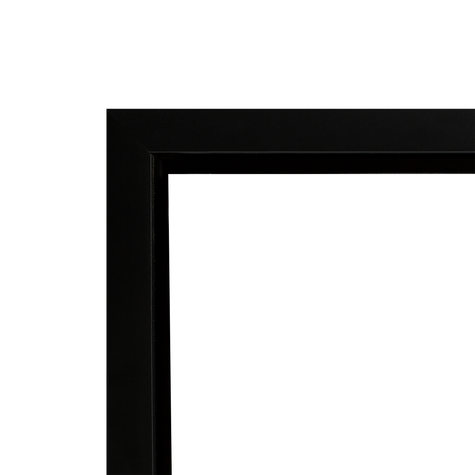 Schattenfugen Rahmen Schwarz Panorama